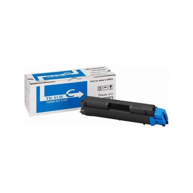 Toner KYOCERA MITA TASKALFA 260 265 1T02PACNL0 TK-5135C CIANO 5K