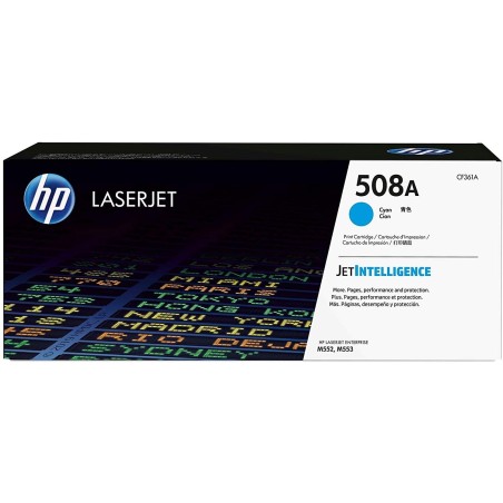 Toner HP Color LaserJet Enterprise Flow MFP M577 CF361A 508A CIANO