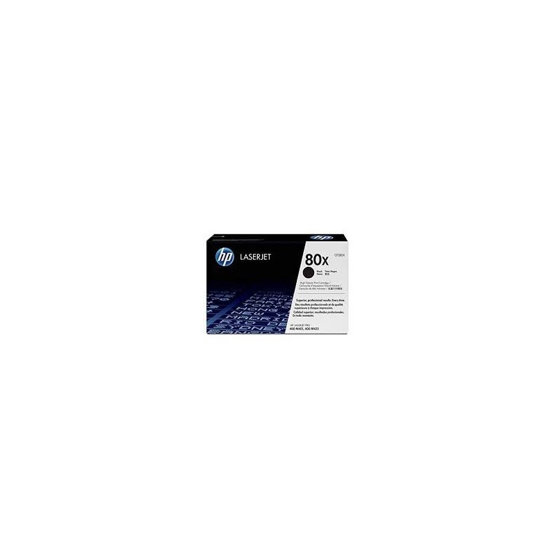 Toner ORIGINALE HP Laserjet Pro 400 M401 M425 CF280X 80X CF280XC 6.900 COPIE NERO