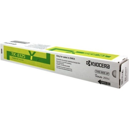TONER KYOCERA MITA Copystar CS 2551 TASKalfa 2551ci TK-8325Y GIALLO O 12K