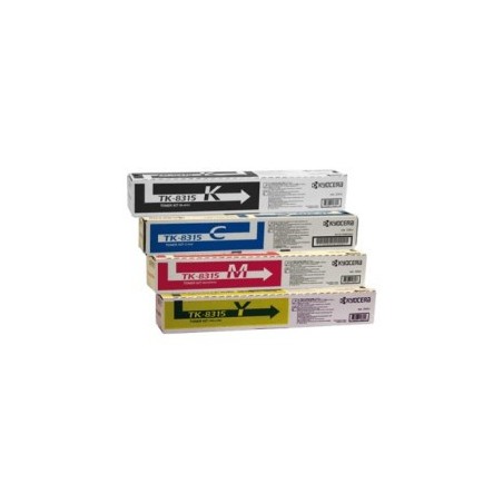 Toner ORIGINALE KYOCERA MITA TASKalfa 2550 1T02MVANL0 TK-8315Y GIALLO 6K