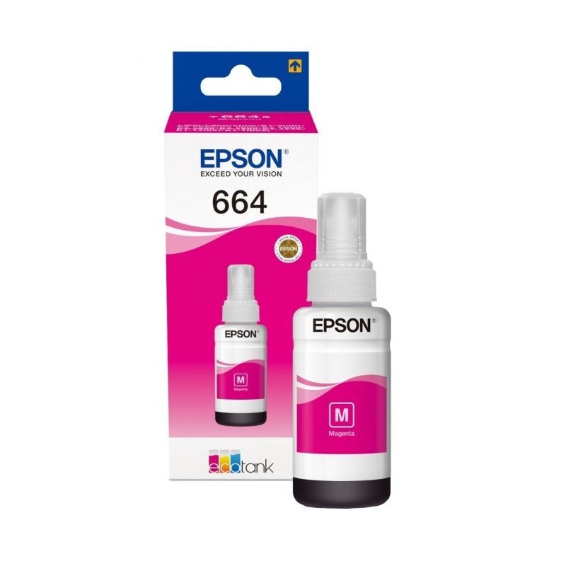 CARTUCCIA ORIGINALE EPSON C13T664240 T6642 664 NERO EcoTank ET-14000