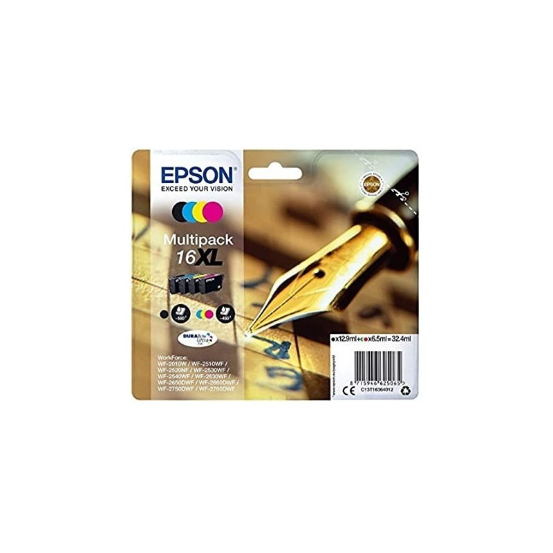 Cartuccia ORIGINALE Epson C13T16364012 WF 2510 16XL