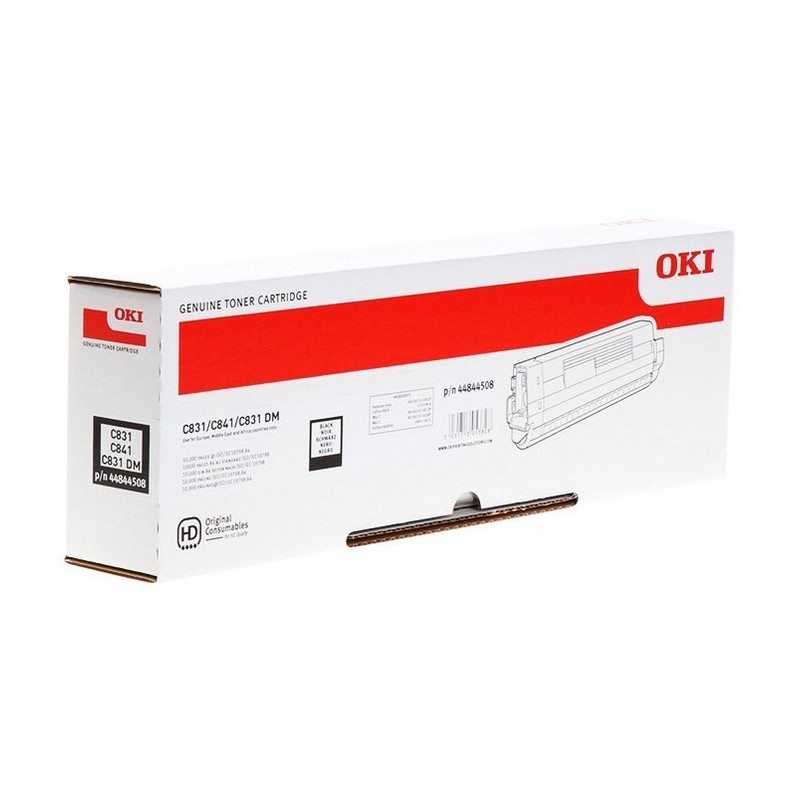 TONER OKI 44844508 NERO C831 C841 10K
