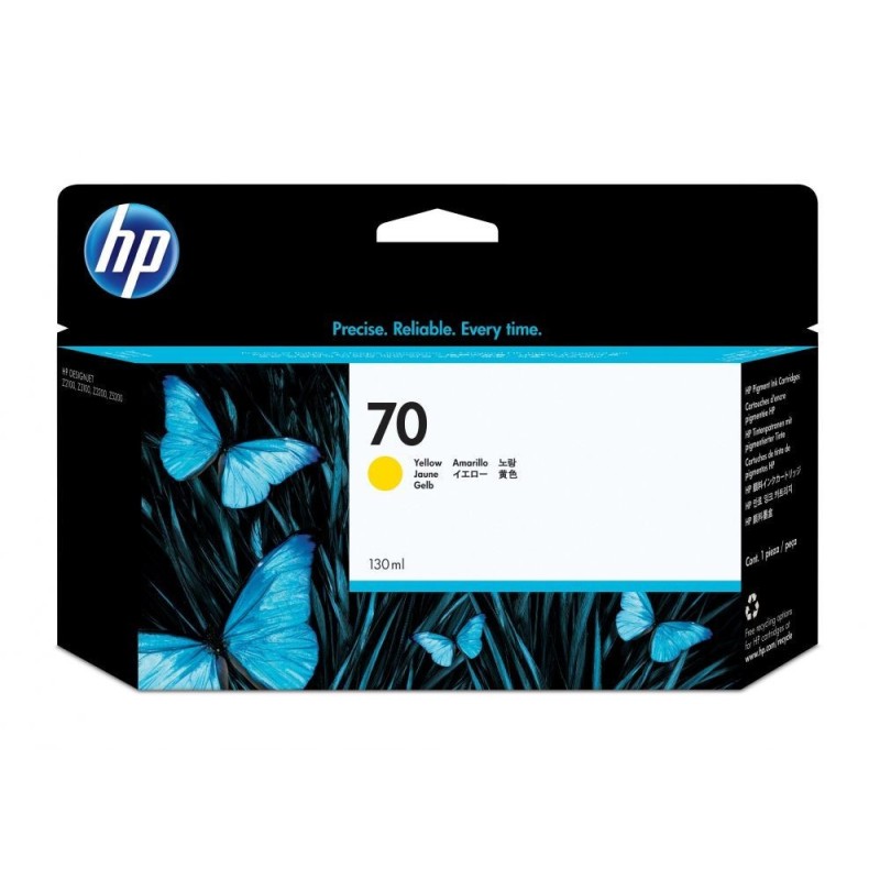 Cartuccia Compatibile HP DESIGNJET Z 2100 HP 70 C9454A GIALLO