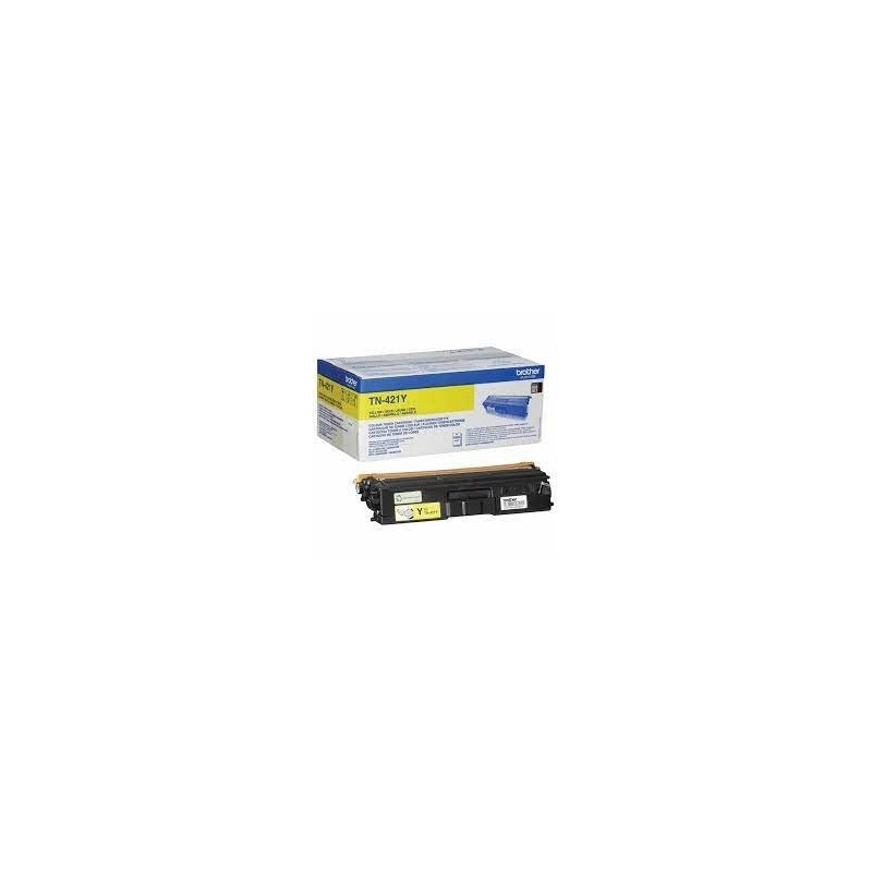 Toner ORIGINALE BROTHER TN421Y GIALLO