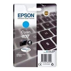 CARTUCCIA INKJET ORIGINALE EPSON 407 407XL C13T07U240 WF4745 CIANO