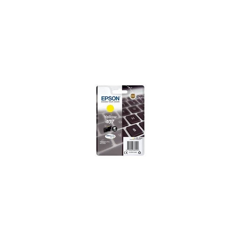 CARTUCCIA INKJET ORIGINALE EPSON 407 407XL C13T07U440 WF4745 GIALLO