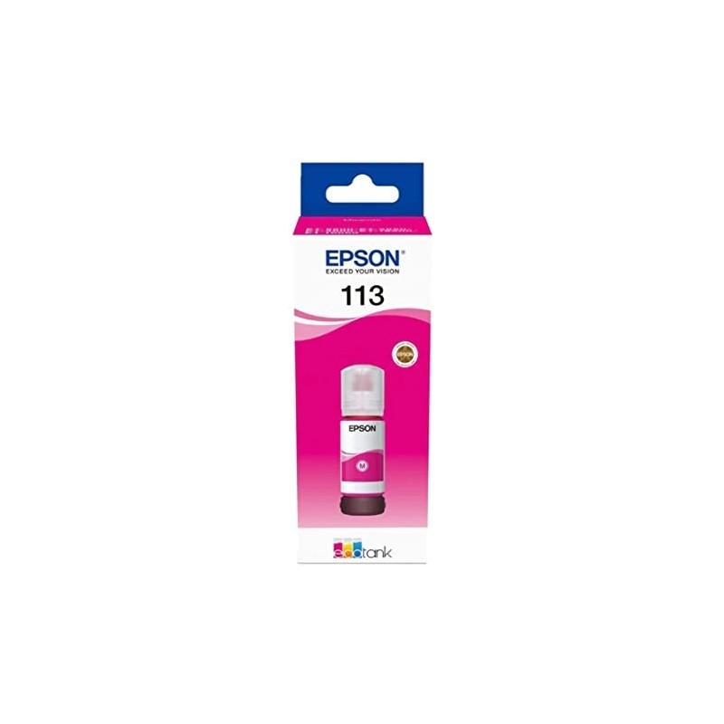 BOTTIGLIA INCHIOSTRO ORIGINALE EPSON ECOTANK 113 CIANO C13T06B240 ECOTANK ET-16150