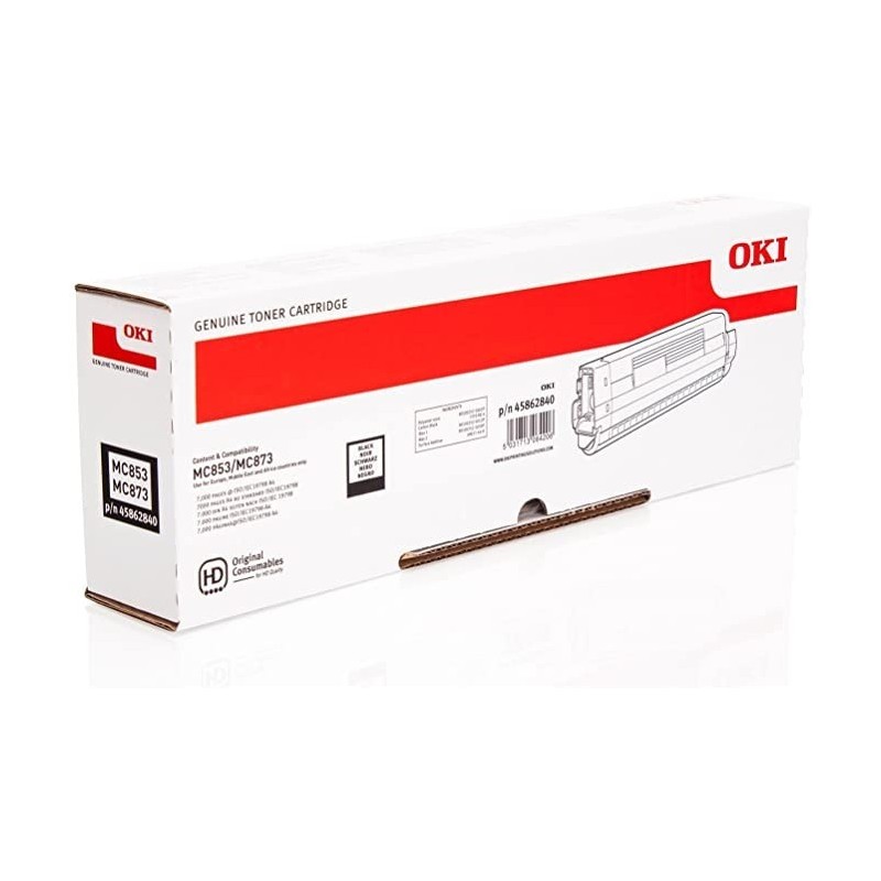 TONER OKI MC853 MC873 MC883 NERO 45862840 7K