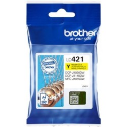 CARTUCCIA ORIGINALE BROTHER LC421C LC-421C CIANO DCP-J1050DW J1140DW