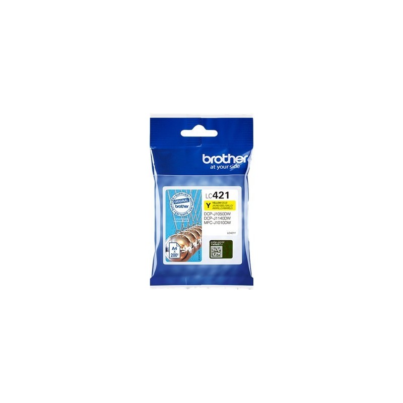 CARTUCCIA ORIGINALE BROTHER LC421C LC-421C CIANO DCP-J1050DW J1140DW
