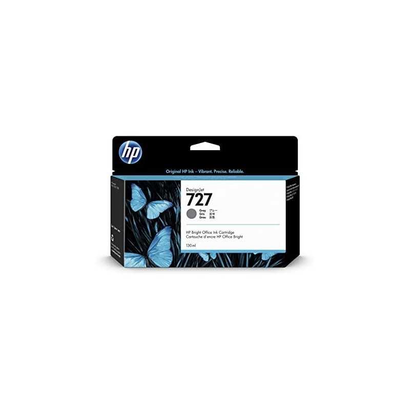CARTUCCIA ORIGINALE HP 727 B3P24A 727XL GRIGIO 130ML Designjet T1500