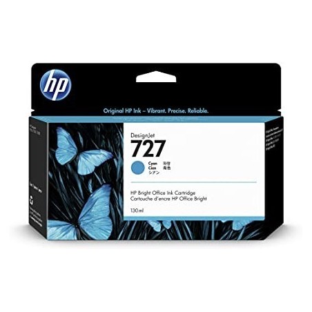 CARTUCCIA  HP 727 B3P19A 727XL CIANO 130ML Designjet T1500