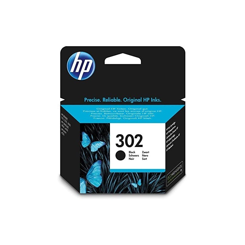 Cartuccia ORIGINALE HP OfficeJet 3800 F6U68AE HP 302XL NERO