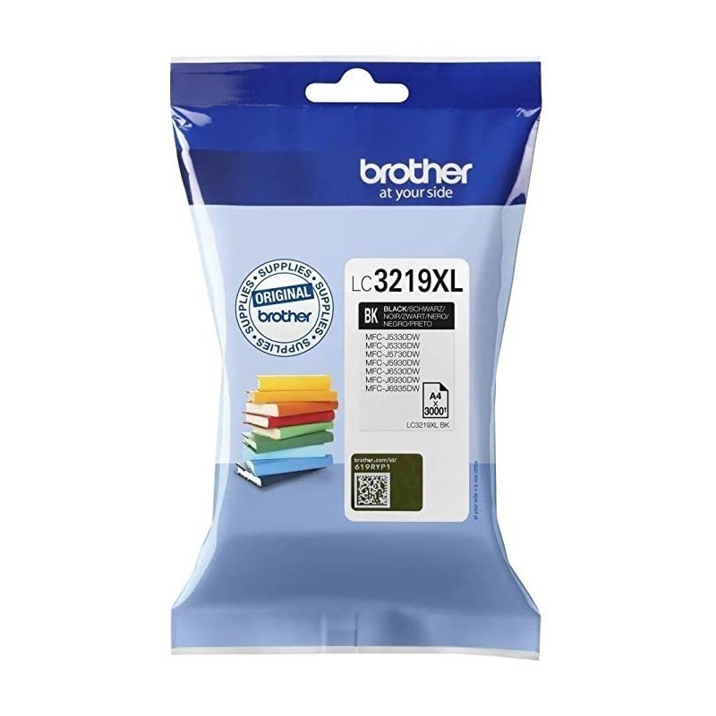 CARTUCCIA ORIGINALE BROTHER LC-3219 XL BK NERO LC-3219 XL MFC6930DW 2.8K