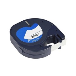 NASTRO COMPATIBILE DYMO LETRATAG S0721660 D1 91201 Larghezza 12MM 4MT DYR-91201