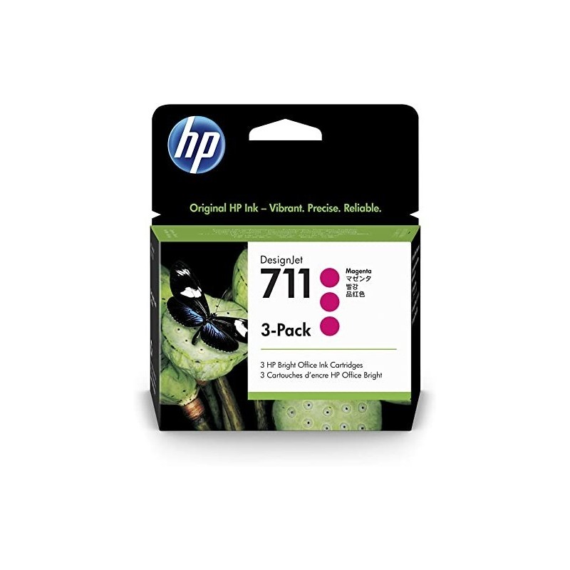 CARTUCCIA ORIGINALE HP Designjet T120 CZ135A HP 711 3PZ MAGENTA