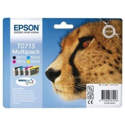 MULTIPACK ORIGINALE 4PZ EPSON STYLUS D78 DX4000 T0715 C13T07154012