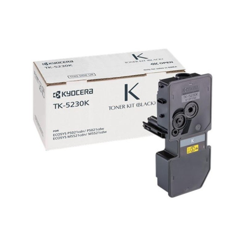 TONER ORIGINALE KYOCERA 1T02R90NL0 TK-5230K TK5230K NERO Ecosys M5521 2.6K