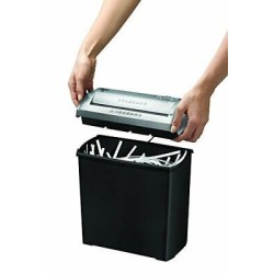 Fellowes Trito 2S Trituratore manuale a taglio particolato - Distrugge fino a 5 fogli 11L 33114 nerogrigio