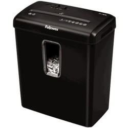 Fellowes P-30C 6008101 Distruggidocumenti manuale con taglio a particelle - Distrugge fino a 6 fogli - 15L - Colore nero