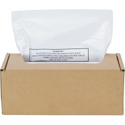 Confezione da 50 sacchetti per rifiuti Fellowes per Trituratori/DistruggiDocumenti 75-85litri - 3608401