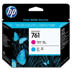 TESTINA DI STAMPA ORIGINALE HP 761 CIANO MAGENTA CH646A DESIGNJET T7100 T7200