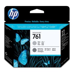 TESTINA DI STAMPA ORIGINALE HP 761 GRIGIO e GRIGIO SCURO CH647A DESIGNJET T7100 T7200